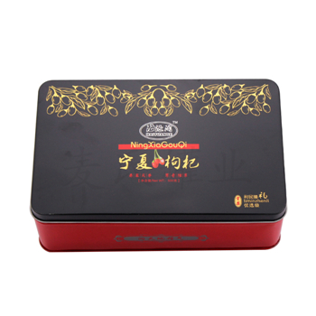 長(zhǎng)方形農(nóng)產(chǎn)品鐵盒包裝、寧夏枸杞子鐵罐、熱銷(xiāo)紅棗馬口鐵盒