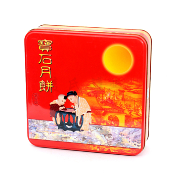 正方月餅鐵盒|中秋月餅包裝盒|馬口鐵盒生產(chǎn)加工